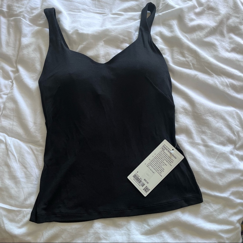 Lululemon ribbed micro-modal tank